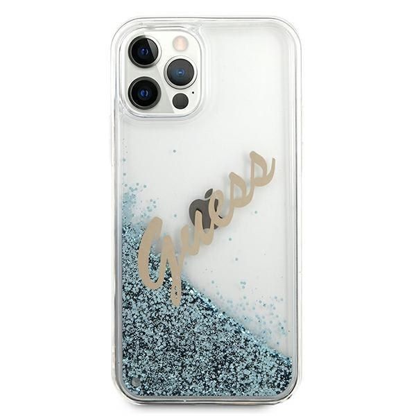 Guess GUHCP12LGLVSBL iPhone 12 Pro Max 6,7" niebieski/blue hardcase zdjęcie 3