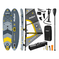 Deska SUP windsurfing pompowana do pływania 305 cm wiosło zestaw żagiel