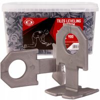 OLEJNIK KLIPSY SZARE 1,5MM WIADRO 900SZT/OPAK SYSTEM POZIOMOWANIA PŁYTEK