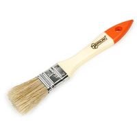 PĘDZEL MALARSKI DO MALOWANIA PŁASKI PROSTY PLASTIKOWA RĄCZKA 25mm