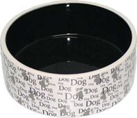 Miska ceramiczna dla psa z napisem DOG 12,5x4,5 cm