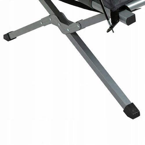 Łóżko campingowe z namiotem, podwyższone, dla 1 osoby szary na Arena.pl