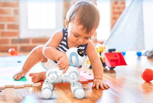 Pies Robot Zdalnie Sterowany Interaktywny Programowanie Sztuczki Szczeka na Arena.pl