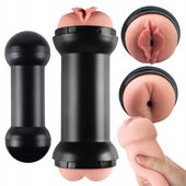 sex MASTURBATOR MĘSKI podwójny SZTUCZNA POCHWA masturbator penisa SSĄCY