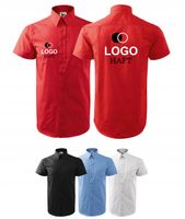 KOSZULA Z WŁASNYM HAFTEM NADRUKIEM LOGO Reklamą