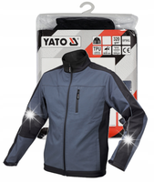 KURTKA SOFTSHELL NIMBOSTRATUS 3XL WODOODPORNA I ODDYCHAJĄCA CIEMNOSZARA
