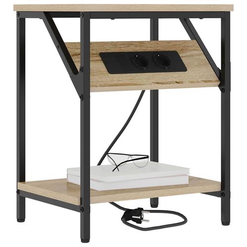 Stolik nocny 2 pcs dąb sonoma 38 x 30 x 48 cm na Arena.pl