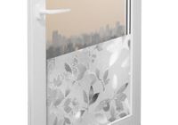 Folia Okleina Okienna Statyczna Na Szyby LIŚCIE 3D 45x150 G60