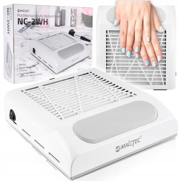 POCHŁANIACZ PYŁU DO PAZNOKCI BEZWORKOWY KASETOWY MANICURE FILTR 80W zdjęcie 1