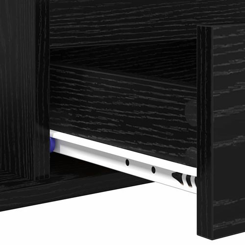 Stolik kawowy with Drawer Czarny dąb 90 x 49 x 45 cm na Arena.pl