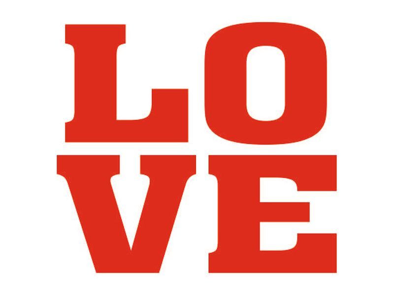 Naklejki na buty, Love, 2 szt. zdjęcie 1