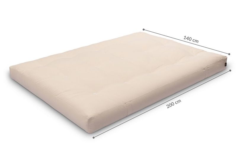 Materac 140x200 z kokosem - Pascall Futon Medium Coco - Ecru zdjęcie 11