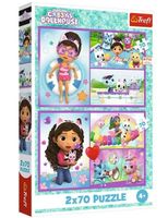 Puzzle 2X70 Baw Się Z Gabby 34438