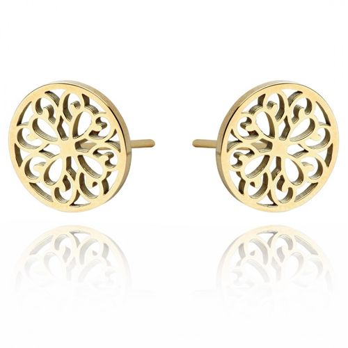 Kolczyki Ze Stali Chirurgicznej Pozłacane Kst3100 na Arena.pl