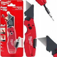Nóż otwierany z ostrzem trapezowym 6w1 Milwaukee FASTBACK 4932478559