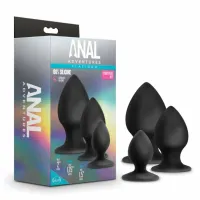 blush novelties anal adventures platinum zestaw 3 anatomicznych