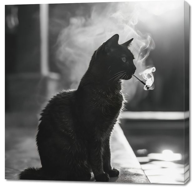 Obraz 100x100cm Kocia Przerwa zdjęcie 1