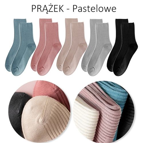 5x DAMSKIE BAWEŁNIANE SKARPETY BEZUCISKOWE JAKOŚĆ na Arena.pl