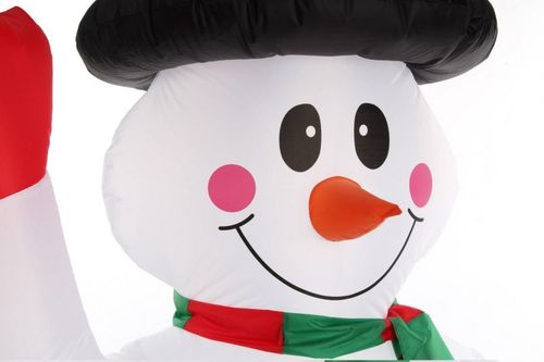Bałwan świecący dmuchany 2,4 m, pompowany na Arena.pl