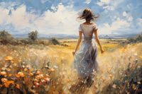 Plakat 45x30cm Podmuch Lata