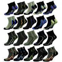 20 x Skarpetki Męskie Skarpety STOPKI Sportowe Krótkie Bawełniane 40-42