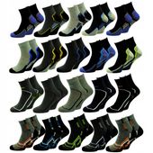 20 x Skarpetki Męskie Skarpety STOPKI Sportowe Krótkie Bawełniane 40-42