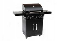 LANDMANN Grill gazowy PURE 4.1 czarny z żeliwem 15kW