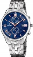 ZEGAREK SREBRNY FESTINA F6854-6 + INSTRUKCJA
