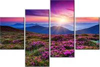 140CM 70 OBRAZ GÓRSKA ŁĄKA ŚCIENNY