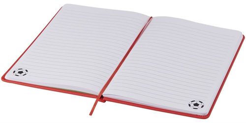 Piłkarski notes A5 Rowan Czerwony 2 szt - Czerwony na Arena.pl