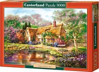 Puzzle 3000 el. Copy of Twilight at Woodgreen Pond