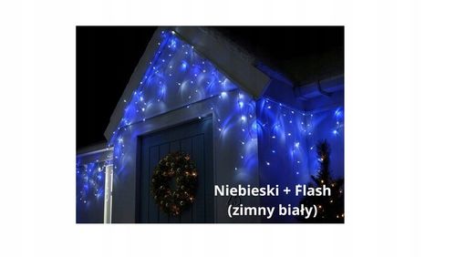 SOPLE GIRLANDA KURTYNA 300 LED ZIMNY BIAŁY + FLASH (ZIMNY BIAŁY) na Arena.pl