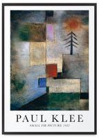 Plakat Paul Klee abstrakcja Small Fir 61x91 cm w czarnej ramie