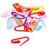 Plastikowe AGRAFKI znaczniki oczek markery 7x22mm mix 20szt.