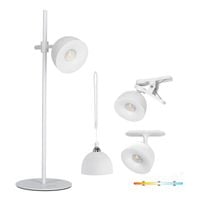 lampka biurkowa led orbi 2,5w cct biała laitica
