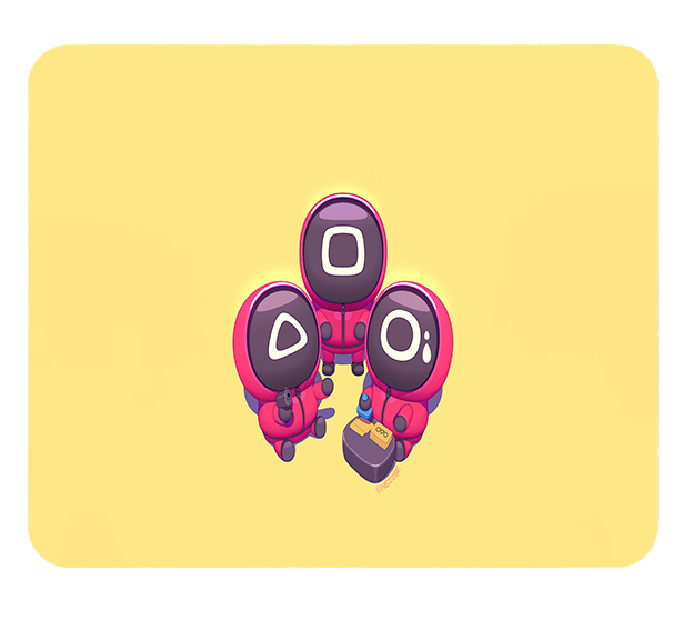 Podkładka pod myszkę Squid Game zdjęcie 1