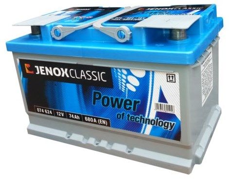Akumulator JENOX CLASSIC P+ 74AH 680A zdjęcie 2
