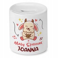Skarbonka 330 Ml Dla Joanny Córki Dziecka Prezent Z Nadrukiem Ze Zdjęciem