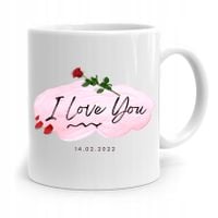 Kubek Prezent Na Walentynki I Love You Z Nadrukiem Ze Zdjęciem
