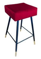 Hoker krzesło barowe Max podstawa czarna/złota MG31