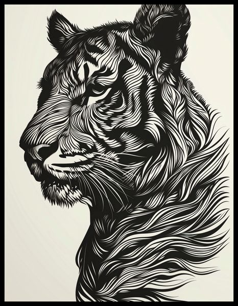 Plakat 50x65cm Tygrysi Gwizd zdjęcie 2