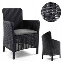 Krzesło ogrodowe Fotel TRENTON DINING Wygodny Mocny na Taras Balkon Ogrodu