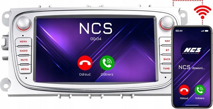 RADIO NAWIGACJA ANDROID FORD KUGA S-MAX GALAXY MONDEO FOCUS C-MAX BLUETOOTH zdjęcie 13