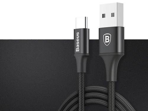Kabel Baseus Rapid USB-C LED 1m Black na Arena.pl