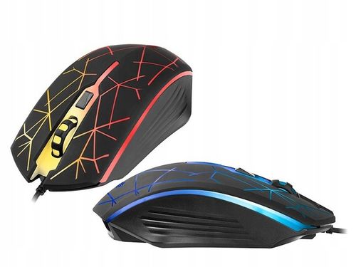 KLAWIATURA PODŚWIETLANA I MYSZ-KA SŁUCHAWKI PODKŁADKA ZESTAW DLA GRACZY 4w1 na Arena.pl