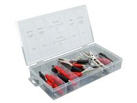 Zaciski "Krokodylki", 28 szt.