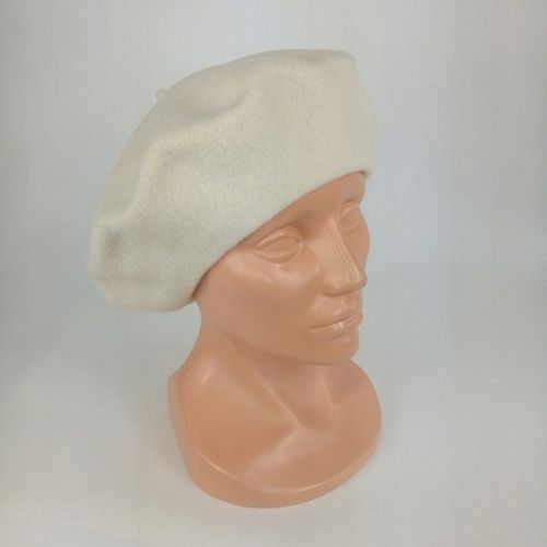 250 BERET FEZKO KREMOWY rozm. 11,5" duży na Arena.pl