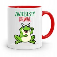 Dla Drwala Rębacza Kubek Czerwony Prezent Urodziny Z Nadrukiem Ze Zdjęciem