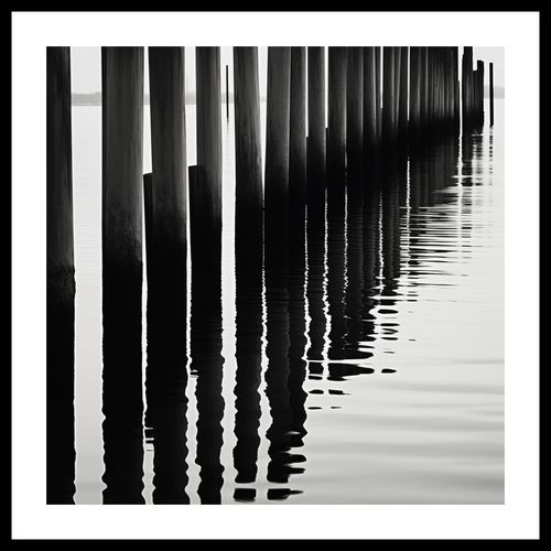 Plakat 40x40cm Rytm Wody i Drewna na Arena.pl