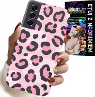 ETUI DO SAMSUNG GALAXY S22 PLUS - RÓŻOWA PANTERKA PANTERA KOBIECE WZORY